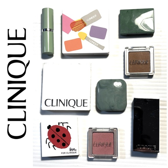 NWT Clinique Makeup Bundle Eyeshadows Blushes - Picture 1 of 9